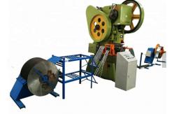 China Concertina Barbed Wire Making Machine , Automatic Razor Barbed Wire Machine supplier