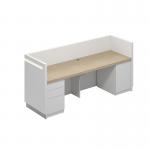 Modern Reception Desk Beauty Salon Counter Cheap White Reception Table