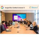 5000:1 Contrast Ratio Goolge EDLA Certificated Android 13 IR Touch Dispaly  Interactive Whiteboard Touch Screen Monitor for sale