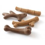 Safe Bone shape Natural Rubber Pet Chew Toys Non Toxic for sale