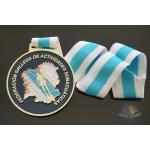 Diver Design Metal Award Medals Soft Enamel , 3D Effect Model Medallion