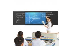 China 86 Inch Interactive Smart Black Board LED Digital Chalk Board For Classroom supplier