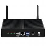 6LAN Software Firewall Mini PC Intel Pentium 4405U 2 Cores DDR3 RAM Fanless PC for sale