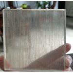 Fashion Design / Decorative Laminated Wired Glass in Patterned / Ground-Polished