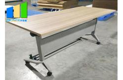 China Modern Office Desk Simple Wooden Folding Conference Tables Staff Negotiation Table supplier