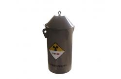 China Mobile Double Lock Radioactive Source Lead Shielded Container Easy To Transport supplier