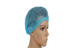 China Disposable Surgical Head Covers / Disposable Bouffant Caps Double Elastic String supplier