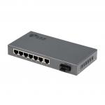 Fast 7 Ports 120KM Fiber Optic Ethernet Switch hub Supports Single Dual Fiber for sale