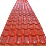 RAL 1006 PPGI Corrugated Sheet 0.24mm Colour Coated Corrugated Sheets Red for sale