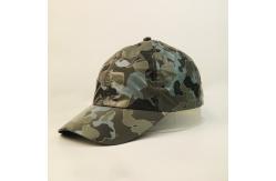 China Male 6 Panel Baseball Cap Cotton Adjustable Low Profile Camouflage Unconstructed Dad Hat supplier