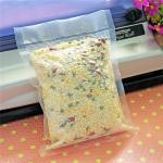Grip Seal Plastic Bags For Frozen Food Seed Corn / Vacuum Packaging Bag Rice Packaging for sale