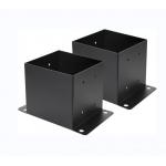 Adjustable Metal Post Base Brackets for Pavilion Deck Railing Support Deck Base Plate for sale
