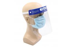 China Transparent Full Face Shield Mask With Safety Sponge Splash Protection supplier
