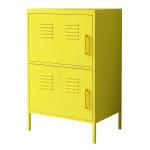 High Stand Leg Two Doors Vertical Steel Half Height Locker Cabinet For Home for sale