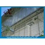 Anti - Destroy Security Perimeter Fencing , Security Mesh Fence For Military Base