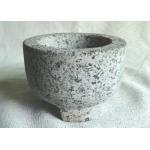 Custom Shape Granite Stone Bowl Outside Honed Finish Non Toxic With 3 Legs