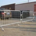 Galvanized crowd control barrier stainless steel fence panel temporary Tubular fencing for sale