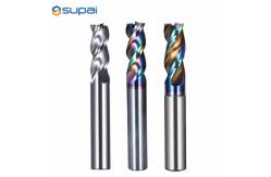China High Polished End Mills For Aluminum Milling Tools 3Flutes Router Bits supplier