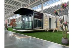 China 8.5m Prefabricated Office Pod Capsule Container House Wirh Intelligent Lighting System supplier