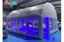 China PVC Inflatable Swimming Pool Enclosure Above Ground Winter Dome Pool Covers supplier