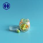 Mini 100ml Plastic Packaging Jar For Chocolate Beans Sweets Granule Small Square