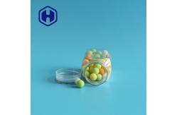 China Mini 100ml Plastic Packaging Jar For Chocolate Beans Sweets Granule Small Square supplier