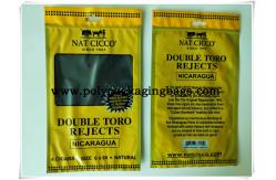 China Portable Yellow OPP / LDPE  Moisturizing Zipper Cigar Bag With Humidifier and window supplier