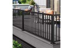 China 3 Rails Powder Coated Aluminium Slat Fencing Good Sale supplier