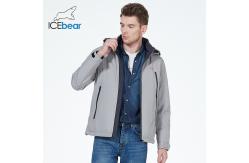 China Orange Contrast Man Sping Autumn Coat Autumn Jacket Coat With Cotton Fabric supplier