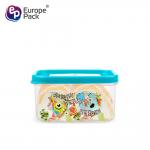 Cartoon pattern Plastic food containers with lids preservation box for sale
