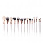 Black/Brown Handle Synthetic Hair Eye Makeup Brush for Precise and Flawless Application for sale