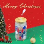 24ozcolor Changing Plastic Cup Christmas Tumbler With Straw