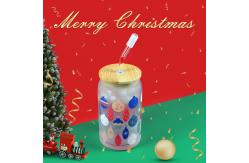China 24ozcolor Changing Plastic Cup Christmas Tumbler With Straw supplier