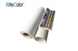 China 260Gsm Matte Inkjet Printable Canvas Latex Polyester Fabric Roll Moisture Resistant supplier