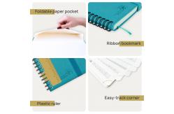 China OEM ODM Soft Cover Academic Planner With Vertical Hourly Schedule supplier