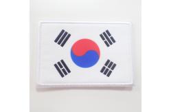 China Popular National Flag Custom Embroidery Patches For Clothes Hat Bag supplier