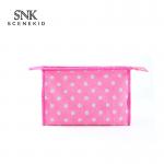 Polyester Portable Dot Printed Cosmetic Travel Bag for sale