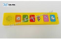 China Popular 6 Button Sound Book Module Indoor Educational Toys supplier
