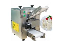 China 0-9cm Momo Wrapper Machine Samosa Skin Making Machine Desktop Design supplier