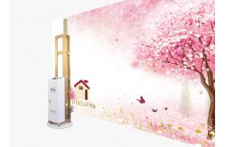 China Windows Mural Printing Machine Automatic Printing Speed 4 Pass 7 Meters Per Hour supplier