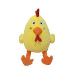 8.66in 22cm Plush Pillow Cushion Yellow Chicken Plush Toy Particles Filled for sale