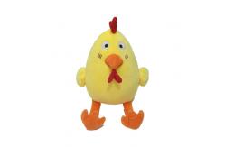 China 8.66in 22cm Plush Pillow Cushion Yellow Chicken Plush Toy Particles Filled supplier