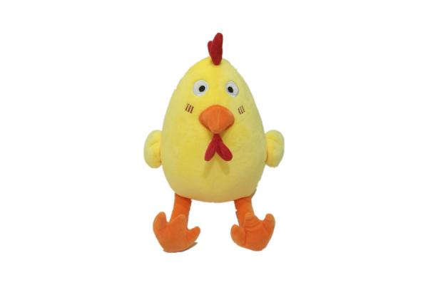 8.66in 22cm Plush Pillow Cushion Yellow Chicken Plush Toy Particles Filled