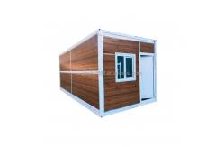 China Modern Design Fold Out Modular Homes With EPS Sandwich Panel And PVC Window supplier