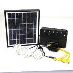 Portable Mini Solar Lighting Systems With 7.4V 5.2Ah Rechargeable Battery for sale