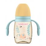 240ml 300ml PP Baby Bottle With Double Handle Shock Resistant