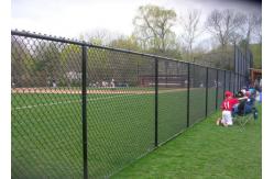 China Anti Aging 9 Gauge Galvanized Chain Link Fence Diamond Hole 3D Modeling supplier