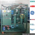 China Oil Heating SGS Transformer Oil Purifier Double Stage High Efficient 36kW 3000L/H for sale