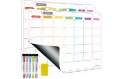 China Extra Thick Magnetic Dry Erase Fridge Calendar Monthly Notepad 2pcs supplier
