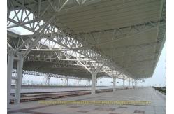 China Train Station Prefabricated Steel Structures High Anti Rust Performance supplier